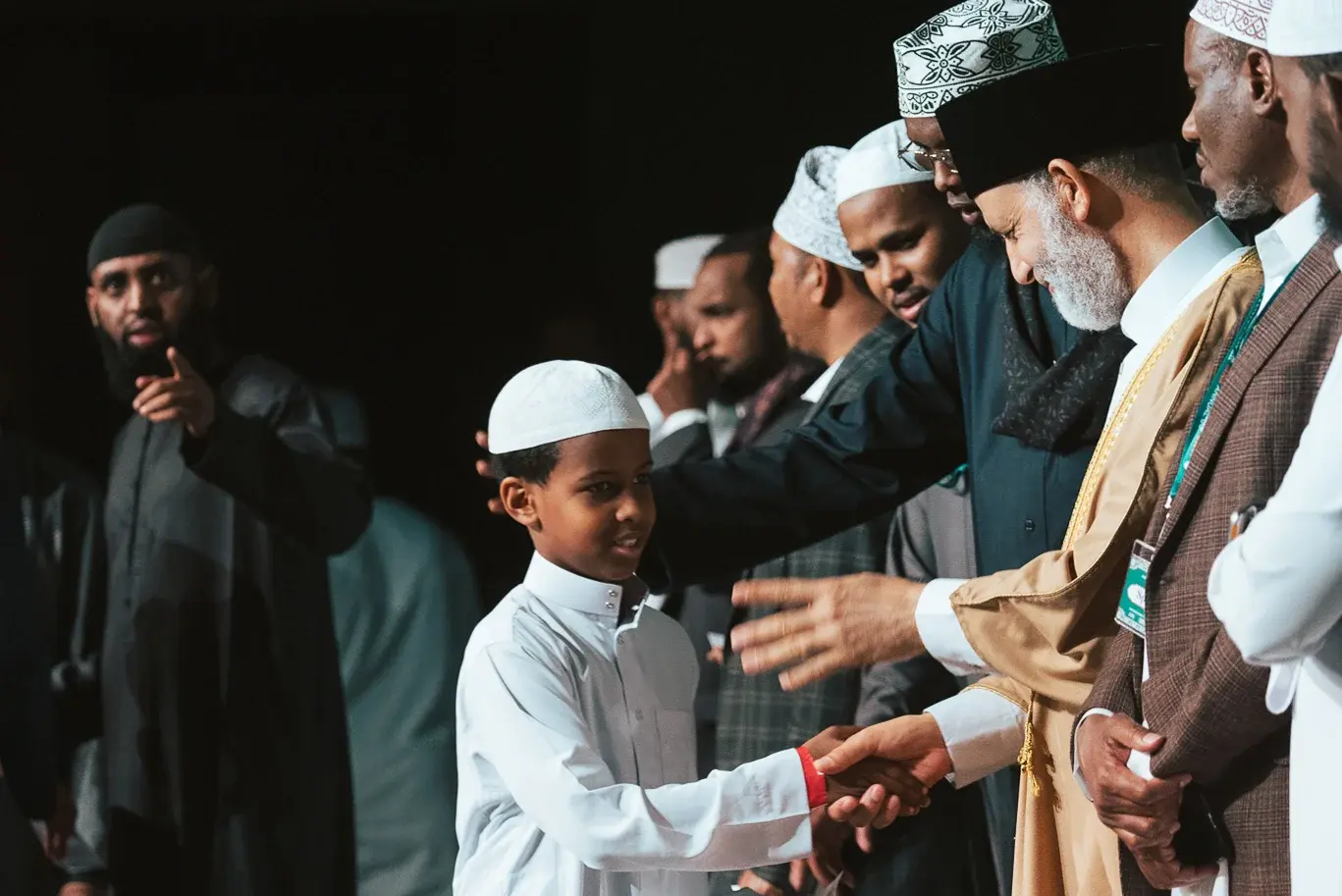 Young students reciting Quran at the IANA Minnesota Quran Competition